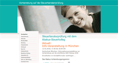 Desktop Screenshot of abakus-steuerlehre.de